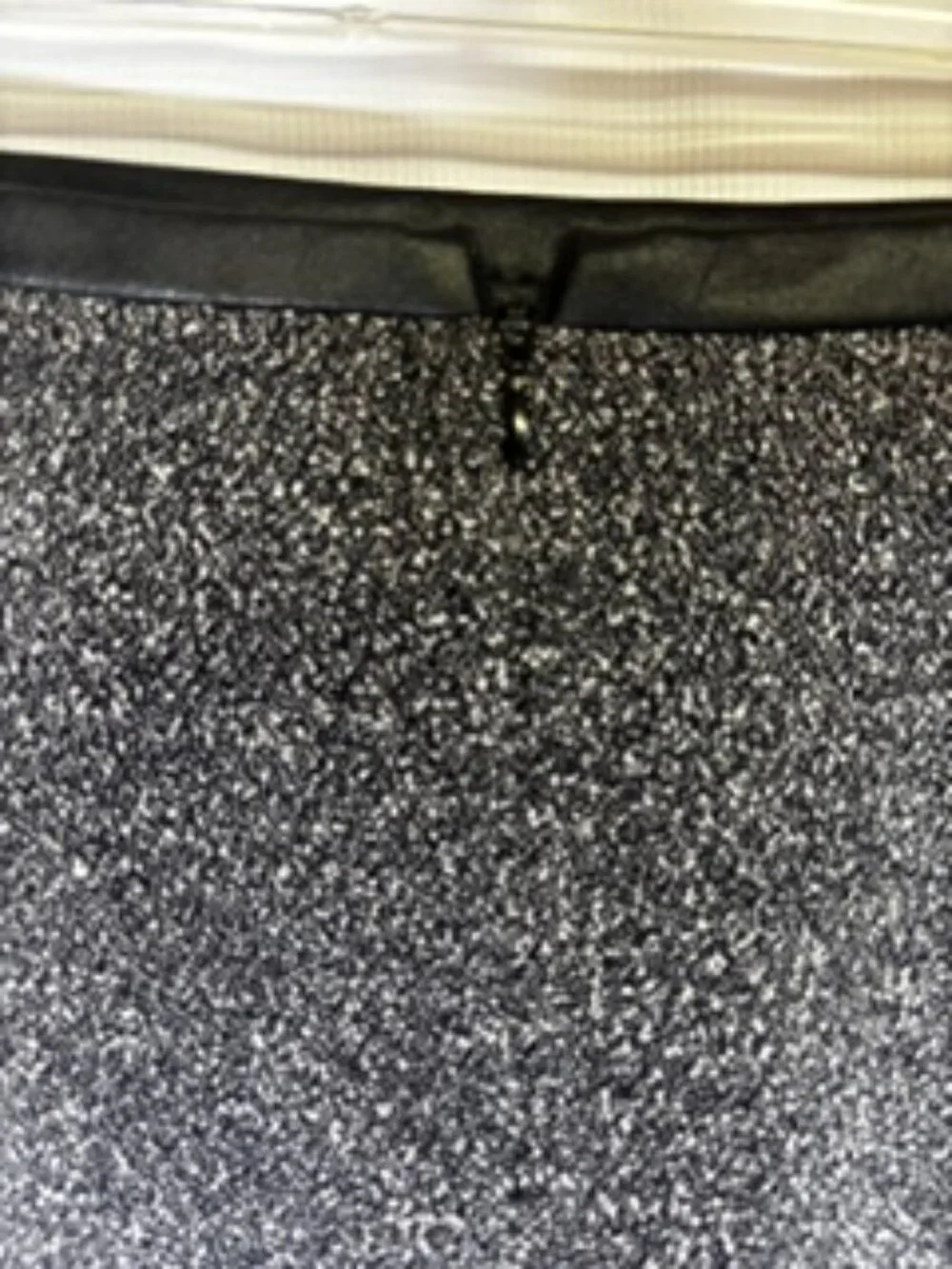 Delicia Women's Black & White Tweed A-Line Skirt Size 4- Classic Career Office